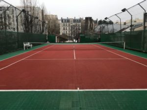 Maintenance court de Tennis Colombes