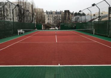 Maintenance court de Tennis Colombes