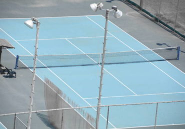 Construction court de tennis en béton poreux Nice