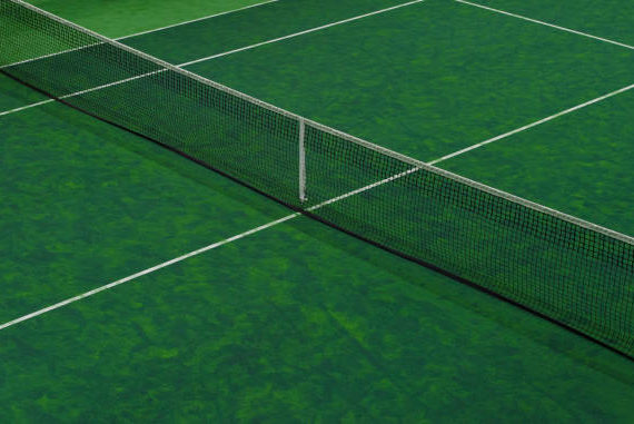 Construction d'un terrain de tennis en gazon synthétique à toulon